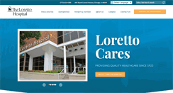 Desktop Screenshot of lorettohospital.org